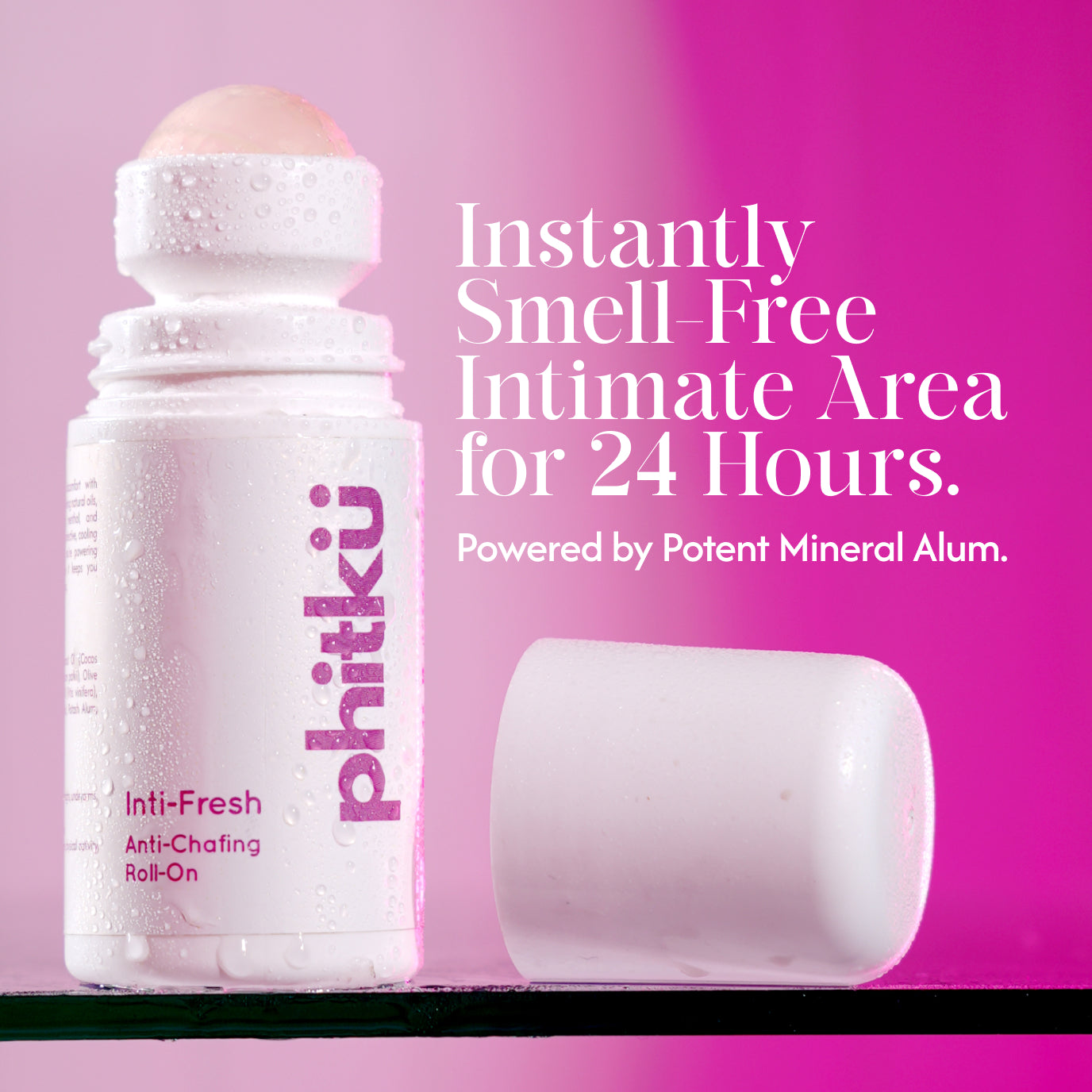 Alum Infused Inti-Fresh Anti Chafing Roll On