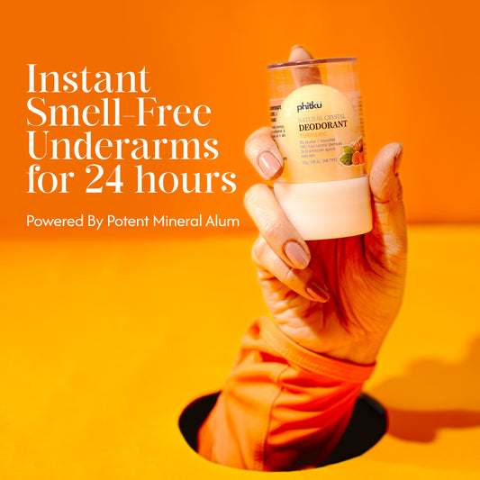 Alum Infused Turmeric Crystal Roll-on Stick