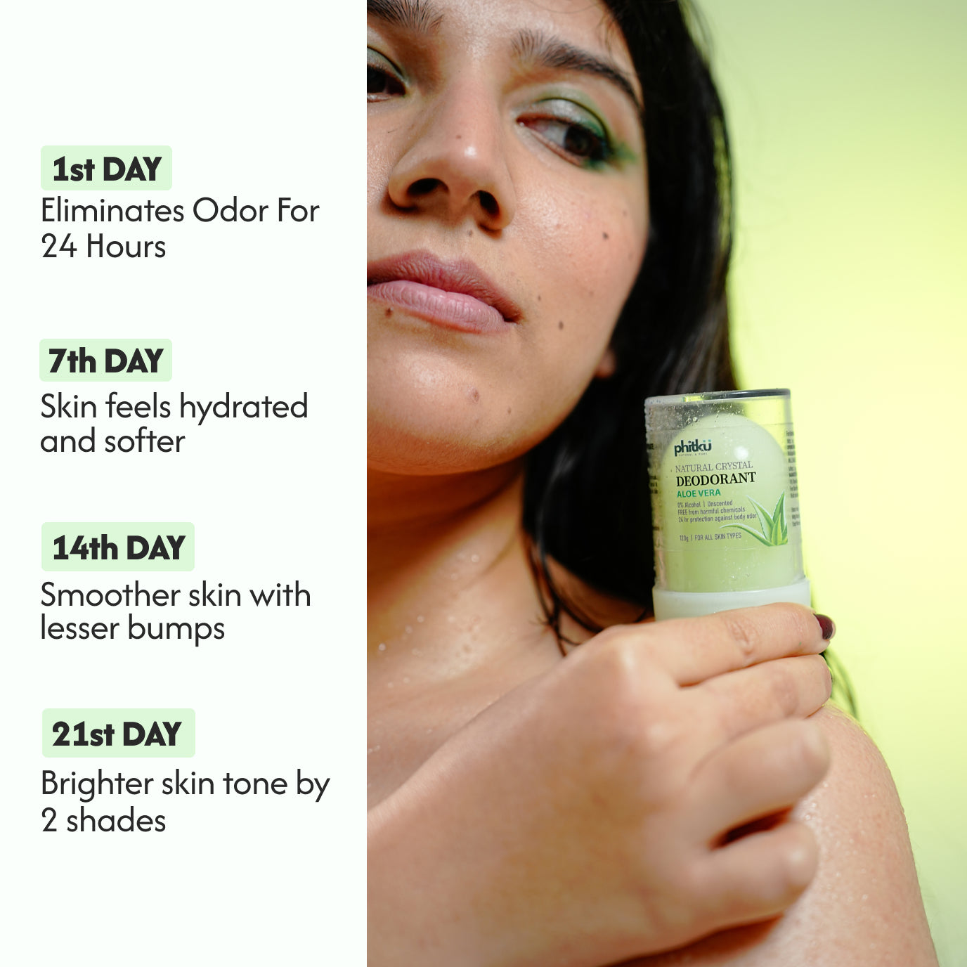 Phitku Crystal Roll- on for Sweaty Underarms