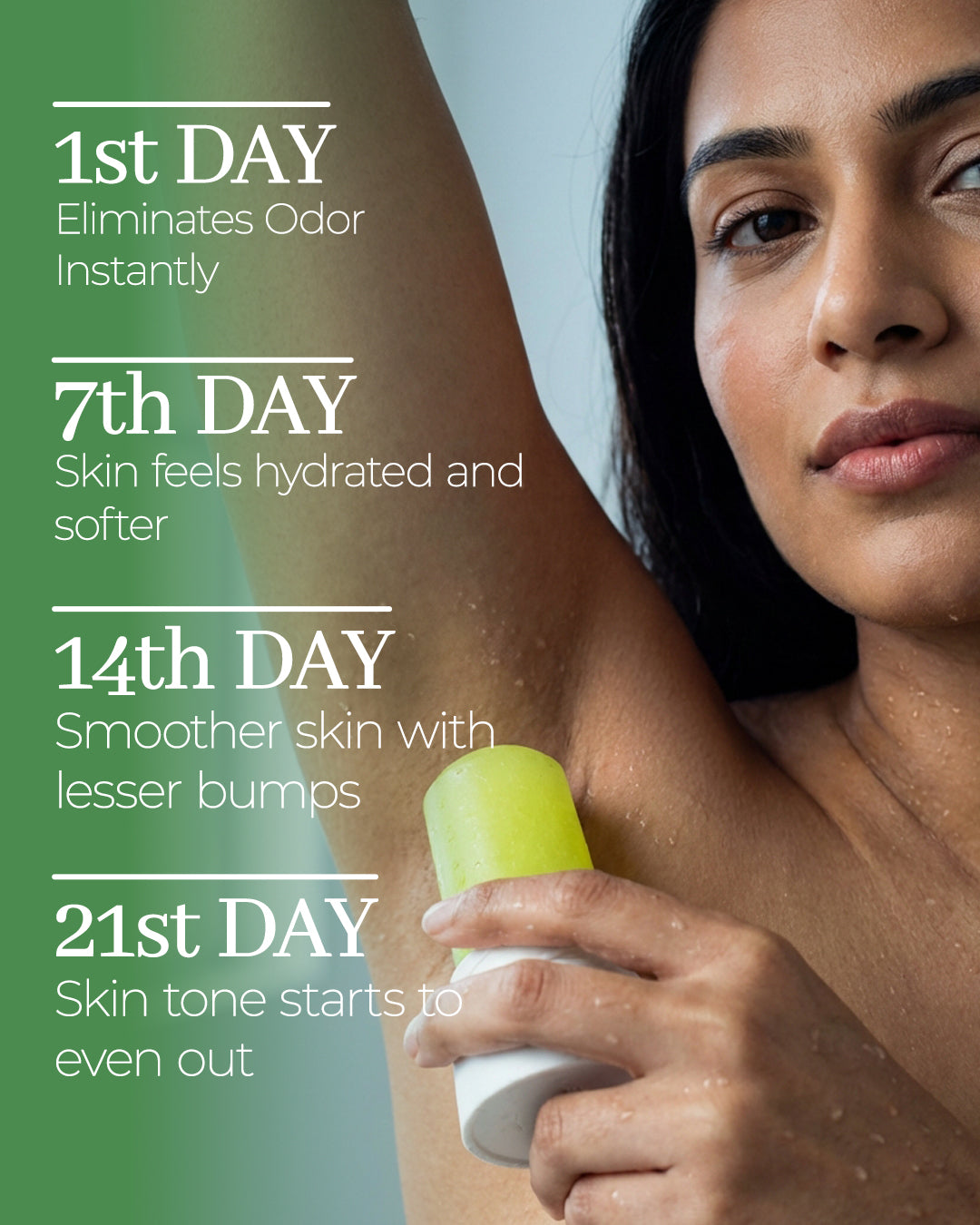 Alum Infused Crystal Roll-On Stick - Aloevera