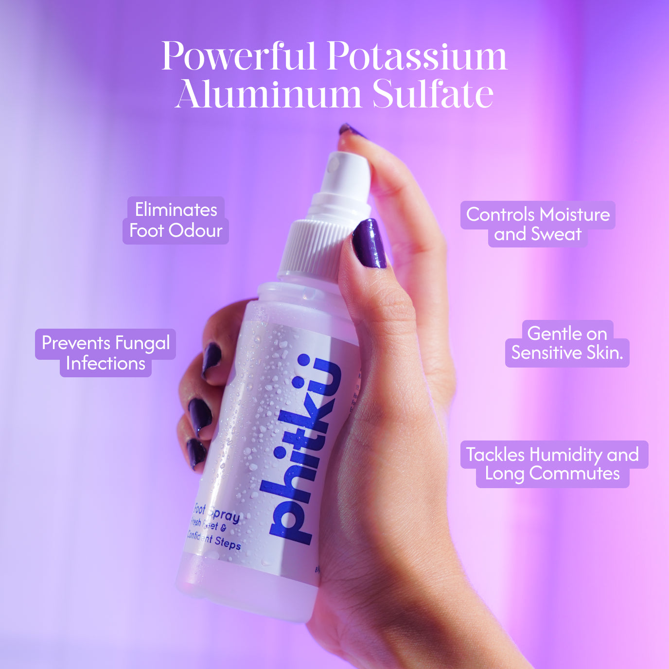 Alum Infused Phitku Foot Spray