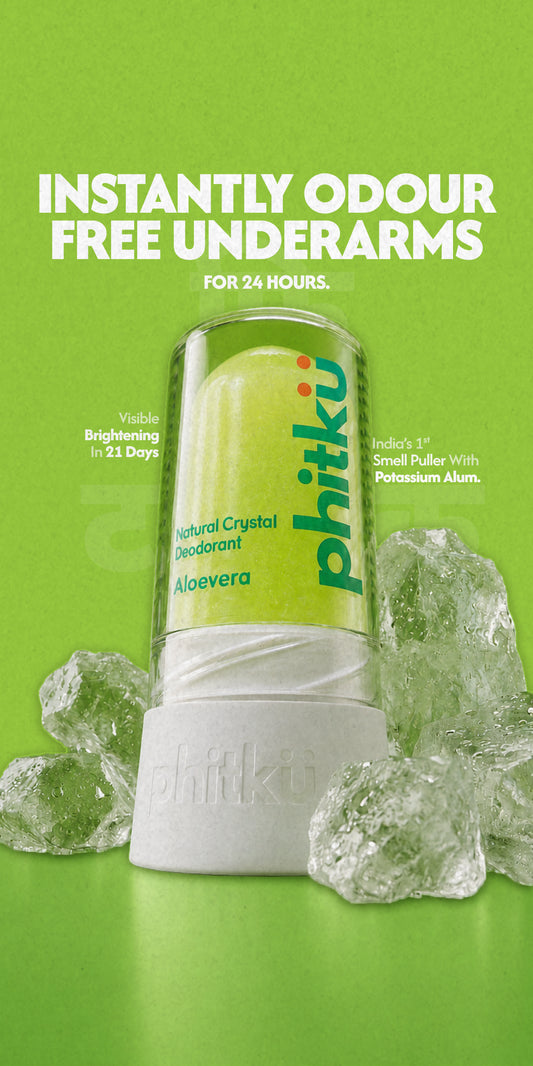Alum Infused Crystal Roll-On Stick - Aloe Vera