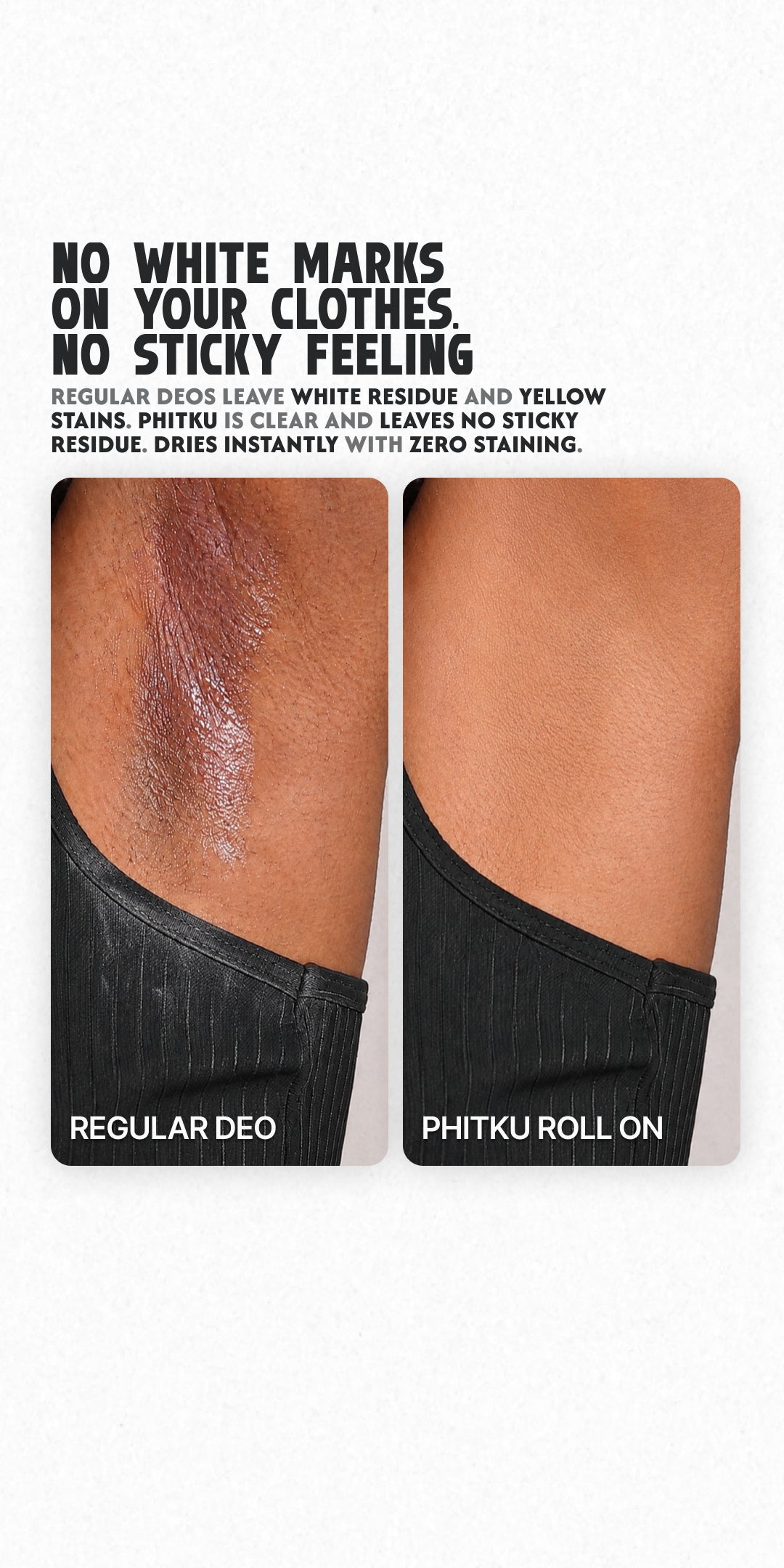 Alum Infused Crystal Roll-On Stick - Charcoal