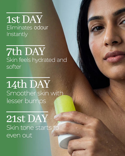 Alum Infused Crystal Roll-On Stick - Aloe Vera