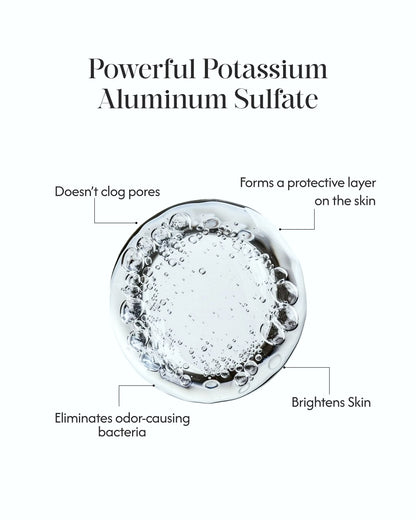 Alum Infused Crystal Roll-On Stick - Natural