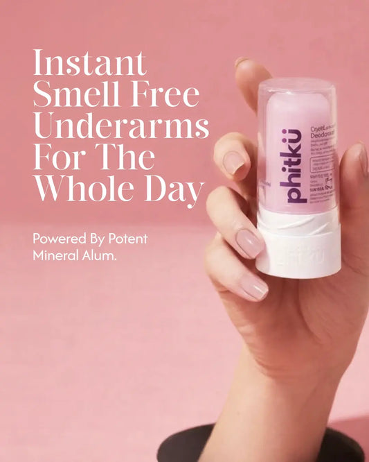 Alum Infused Crystal Roll-On Stick - Rose