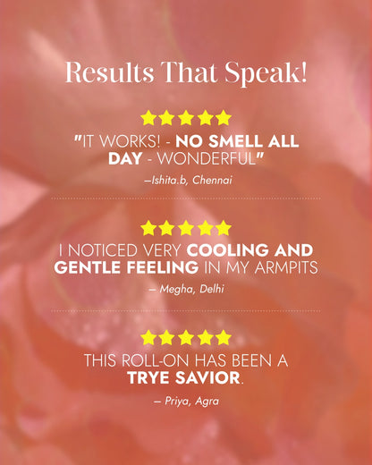 Alum Infused Crystal Roll-On Stick - Rose