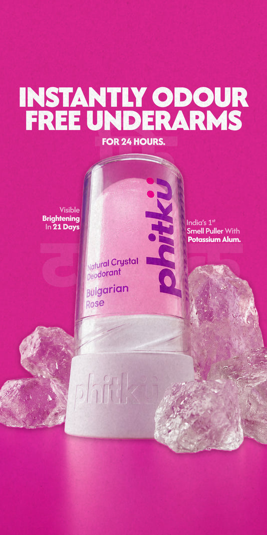 Alum Infused Crystal Roll-On Stick - Rose