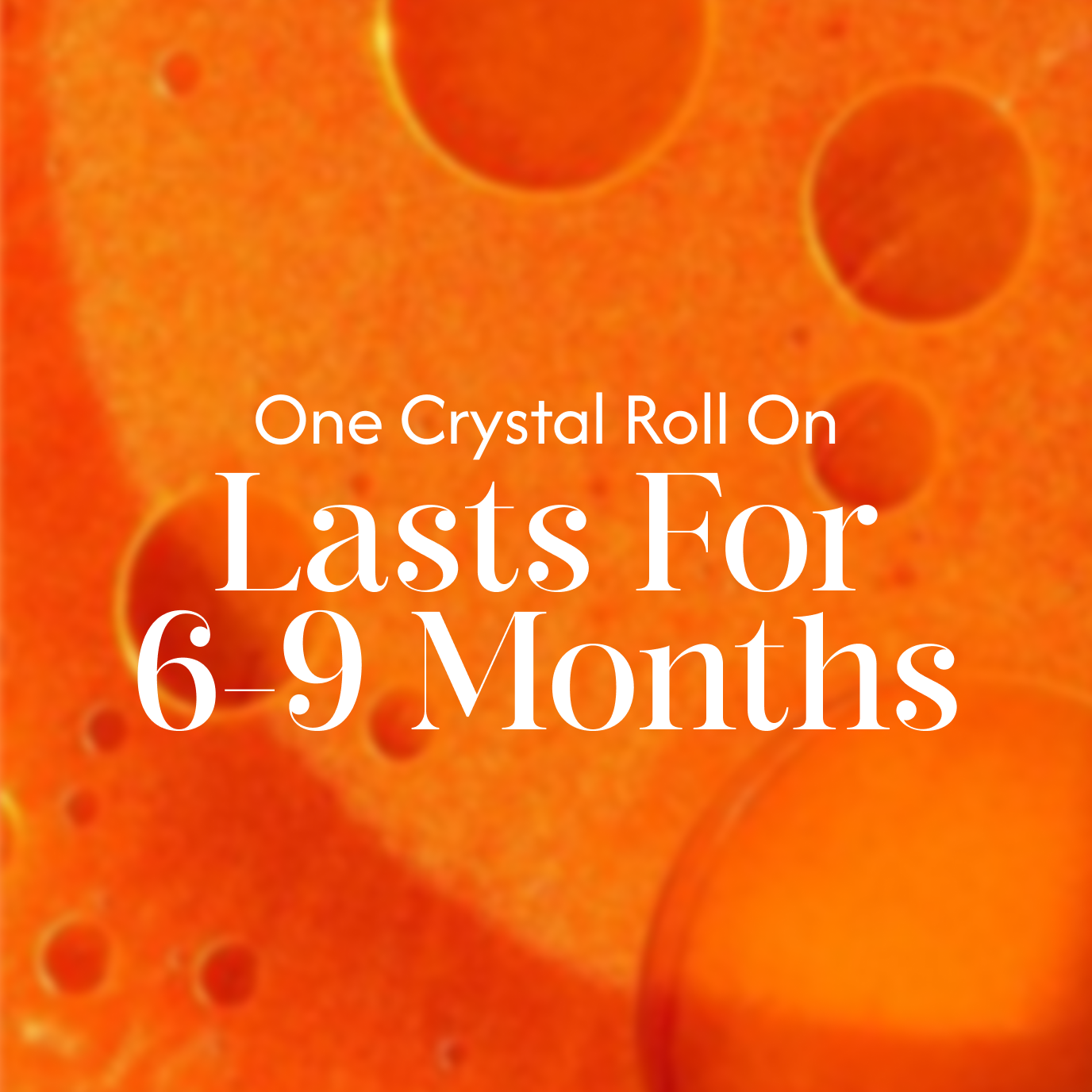 Alum Infused Crystal Roll-On Stick - Turmeric