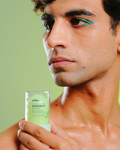 Alum Infused Crystal Roll-On Stick - Aloevera