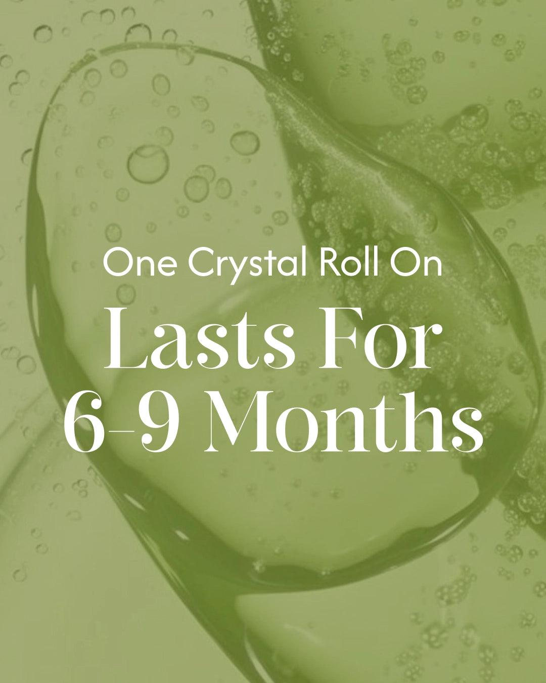 Alum Infused Crystal Roll-On Stick - Aloevera