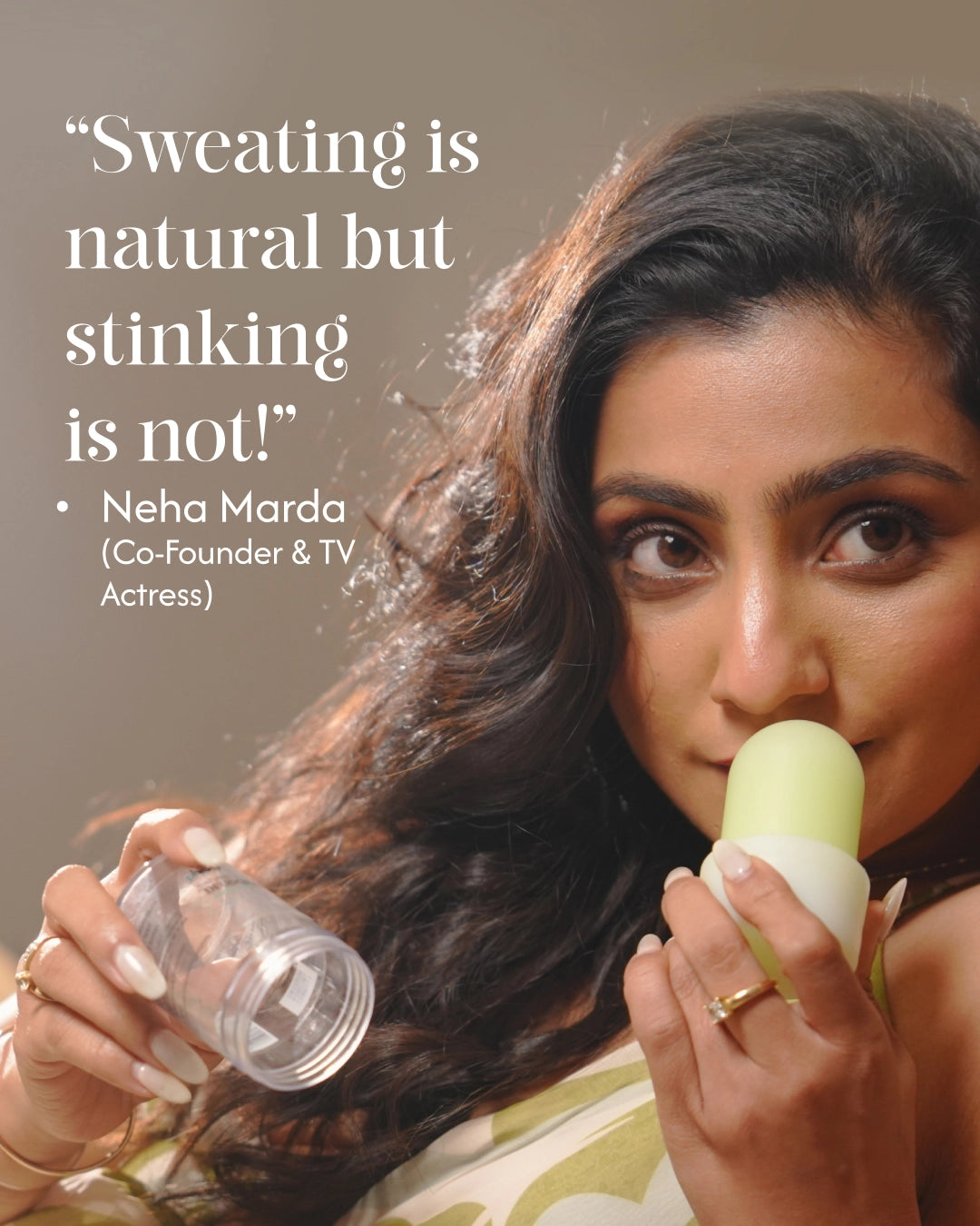 Alum Infused Crystal Roll-On Stick - Aloevera