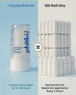 Alum Infused Natural Crystal Roll on Stick - Phitku