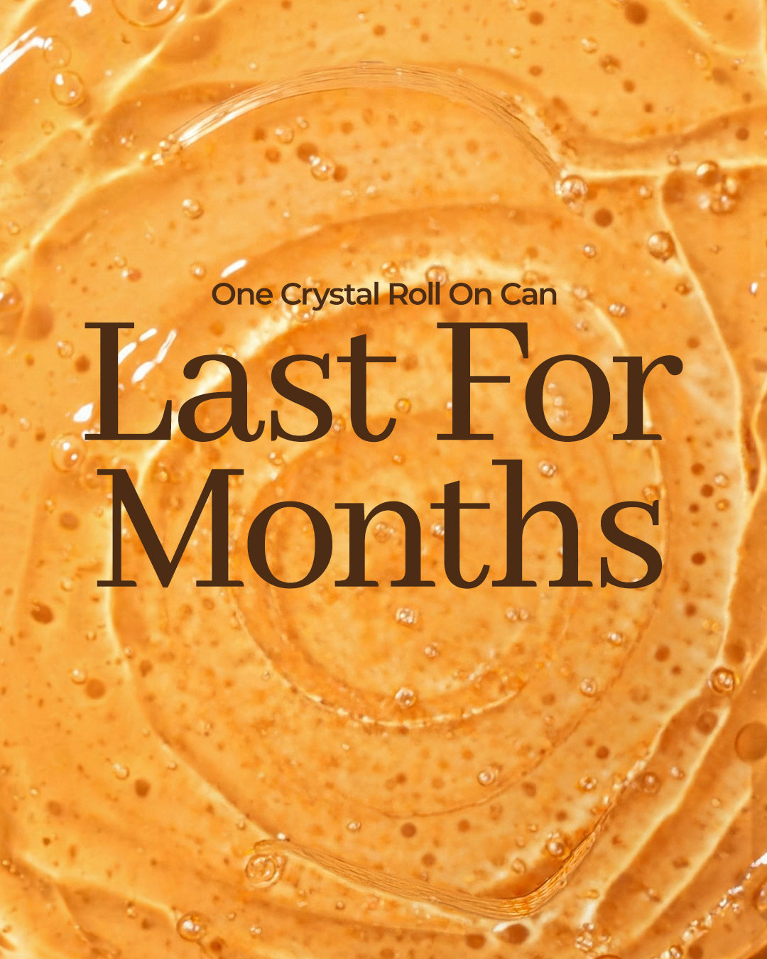 Alum Infused Crystal Roll-On Stick - Turmeric