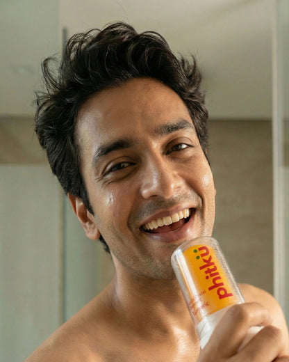 Alum Infused Crystal Roll-On Stick - Turmeric